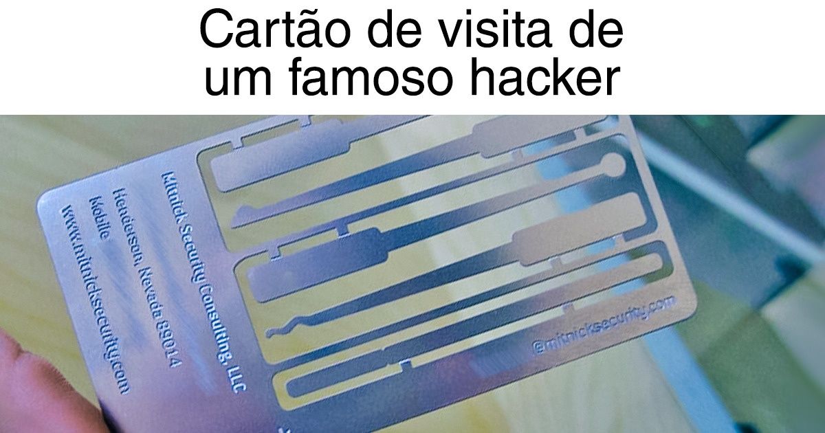 Cartões de visita impossíveis de serem ignorados