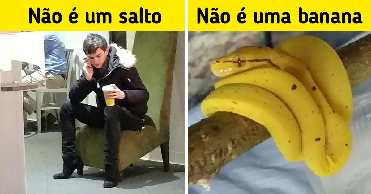 18 Fotografias em que o ângulo foi objeto de confusão, e não de favorecimento