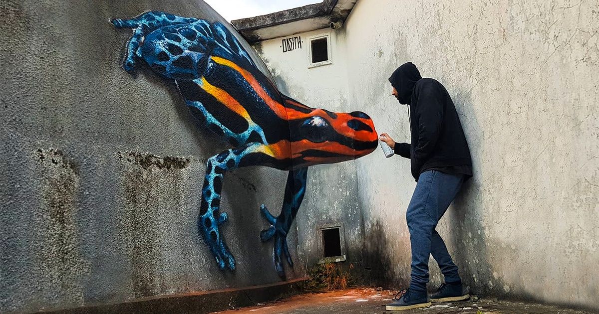 20 Exemplos fantásticos de arte urbana que enganam nossos olhos