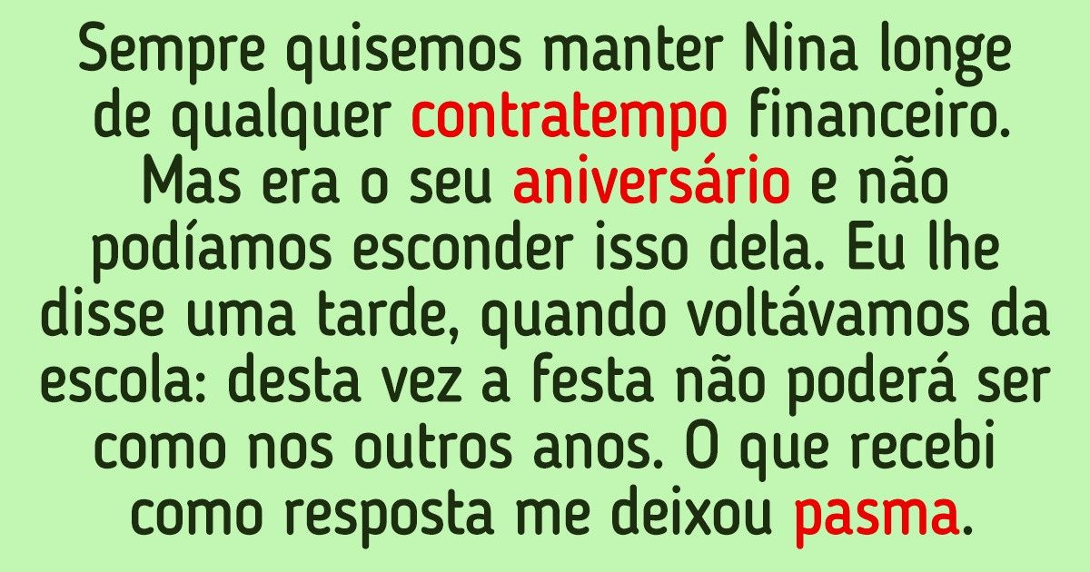 Uma história sobre como a festa de aniversário de uma criança se torna um aprendizado para seus pais