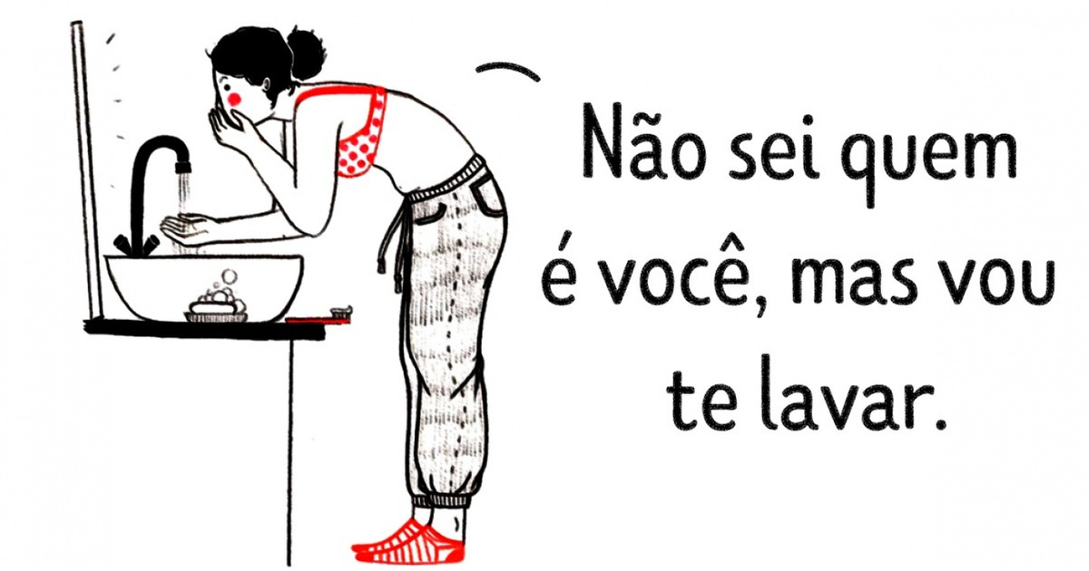 As ilustrações de uma pintora alemã sobre a vida de hoje em dia