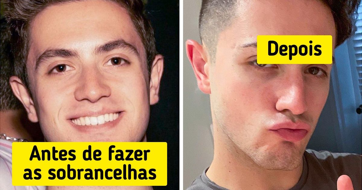 19 Internautas que decidiram mudar suas sobrancelhas e vivenciaram uma verdadeira transformação