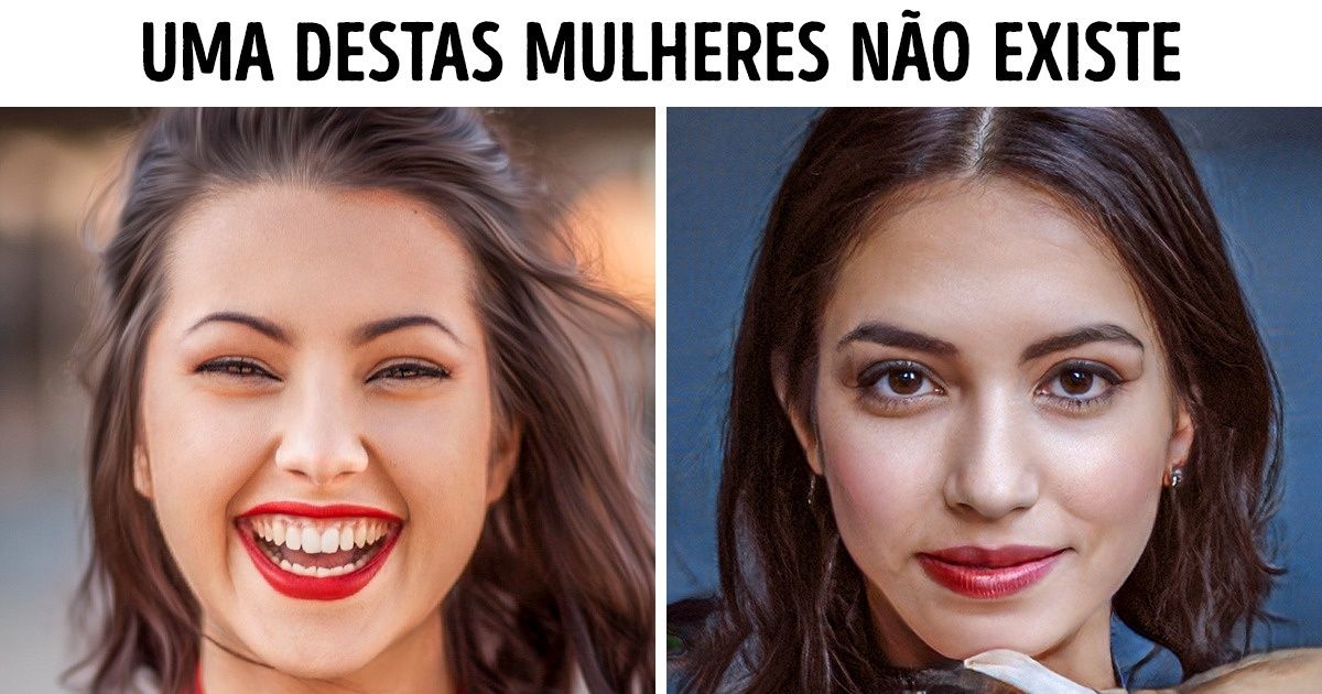 Você é capaz de diferenciar uma pessoa real de uma que não existe? Você é capaz de diferenciar uma pessoa real de uma que não existe?