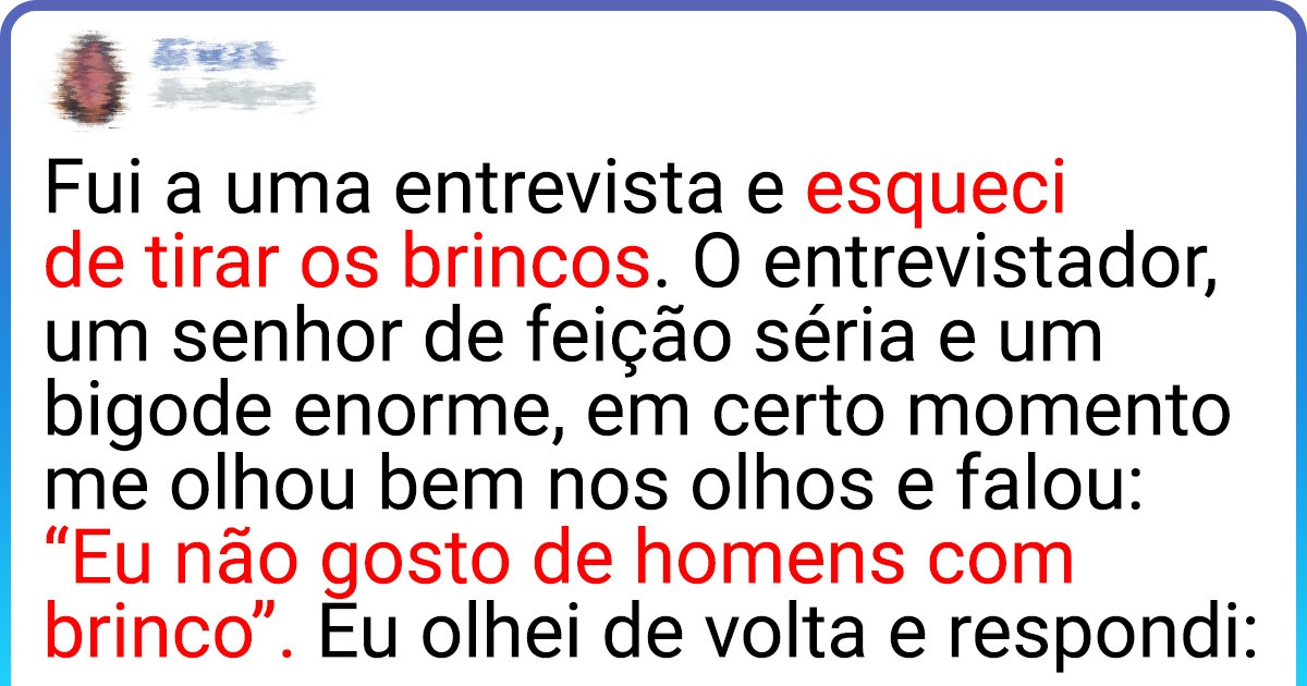 20+ Internautas expõem o que ouviram em entrevistas de emprego que os fizeram desistir da vaga