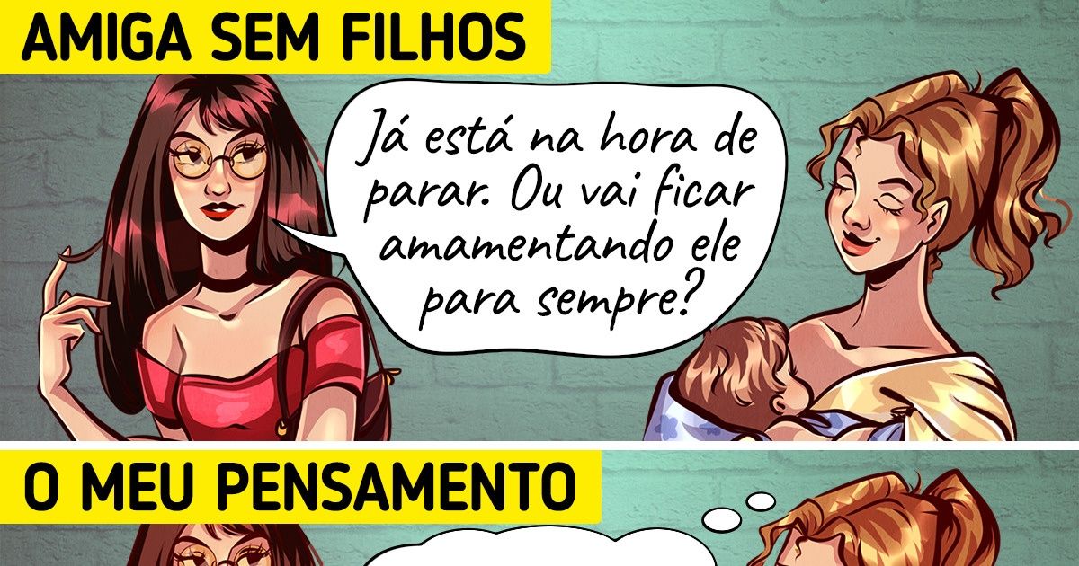 18 Quadrinhos sobre as belezas e dificuldades do dia a dia das mães