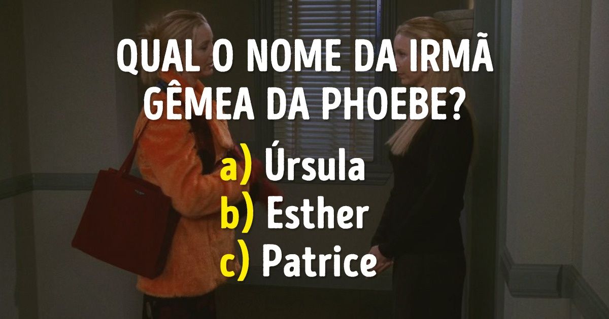 “Friends” está prestes a completar 25 anos, e criamos um teste para os verdadeiros fãs da série “Friends” está prestes a completar 25 anos, e criamos um teste para os verdadeiros fãs da série