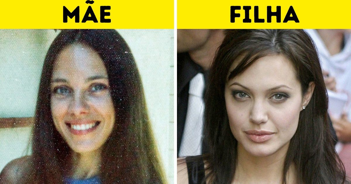 Como eram as mães de algumas lindas celebridades quando jovens Como eram as mães de algumas lindas celebridades quando jovens