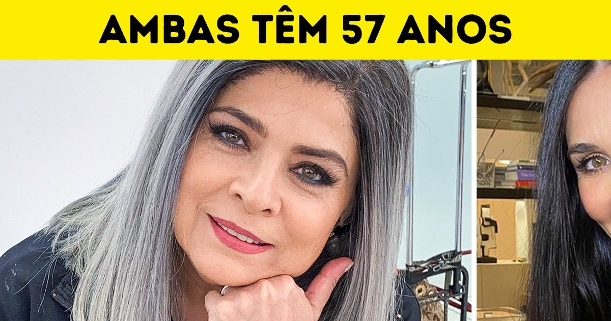 25 Pares de celebridades internacionais com a mesma idade, mas que foram afetadas de forma diferente pela passagem do tempo 25 Pares de celebridades internacionais com a mesma idade, mas que foram afetadas de forma diferente pela passagem do tempo