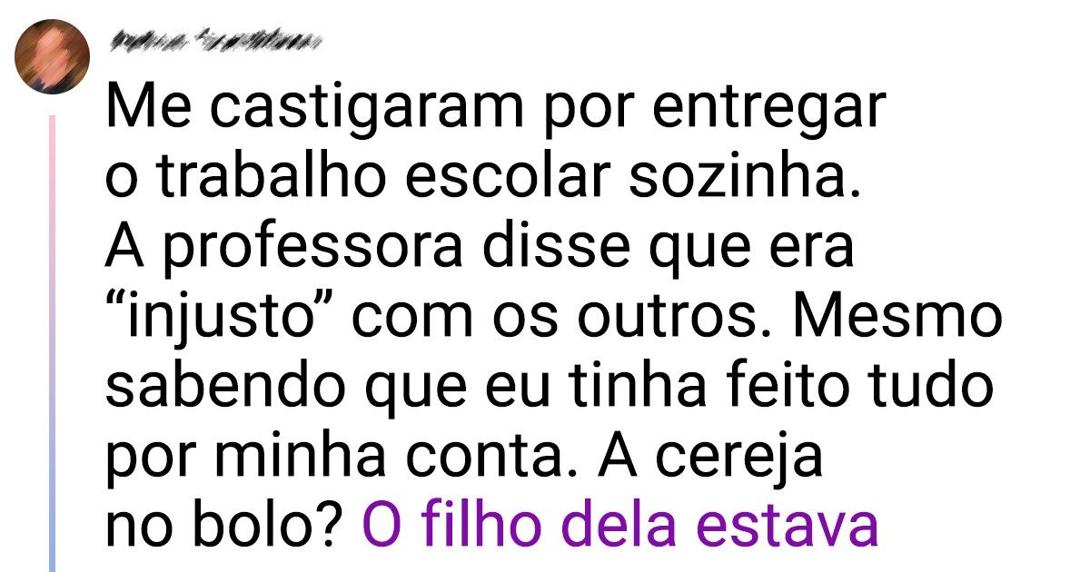 20 Histórias de pessoas que foram castigadas na escola por motivos totalmente absurdos