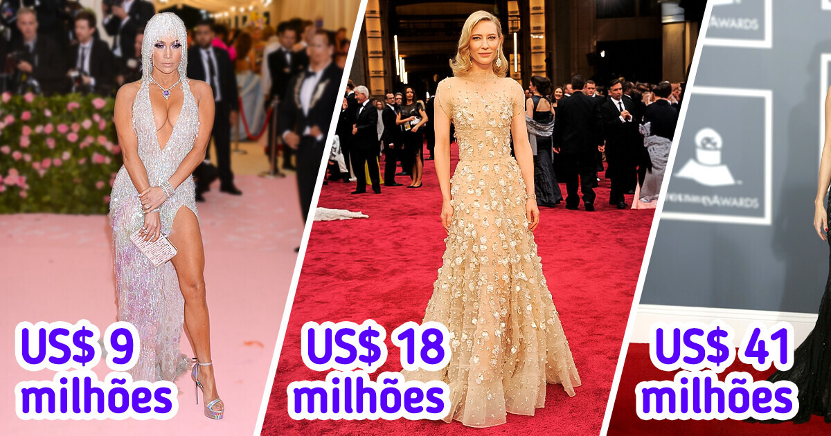 Os 10 looks mais caros do tapete vermelho que nos deixaram de queixo caído Os 10 looks mais caros do tapete vermelho que nos deixaram de queixo caído