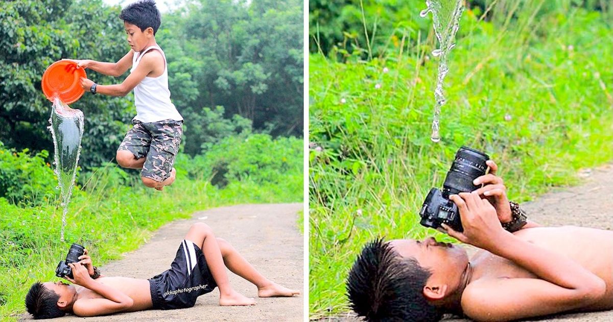 16 Pessoas que se esforçaram muito para fazer a foto perfeita
