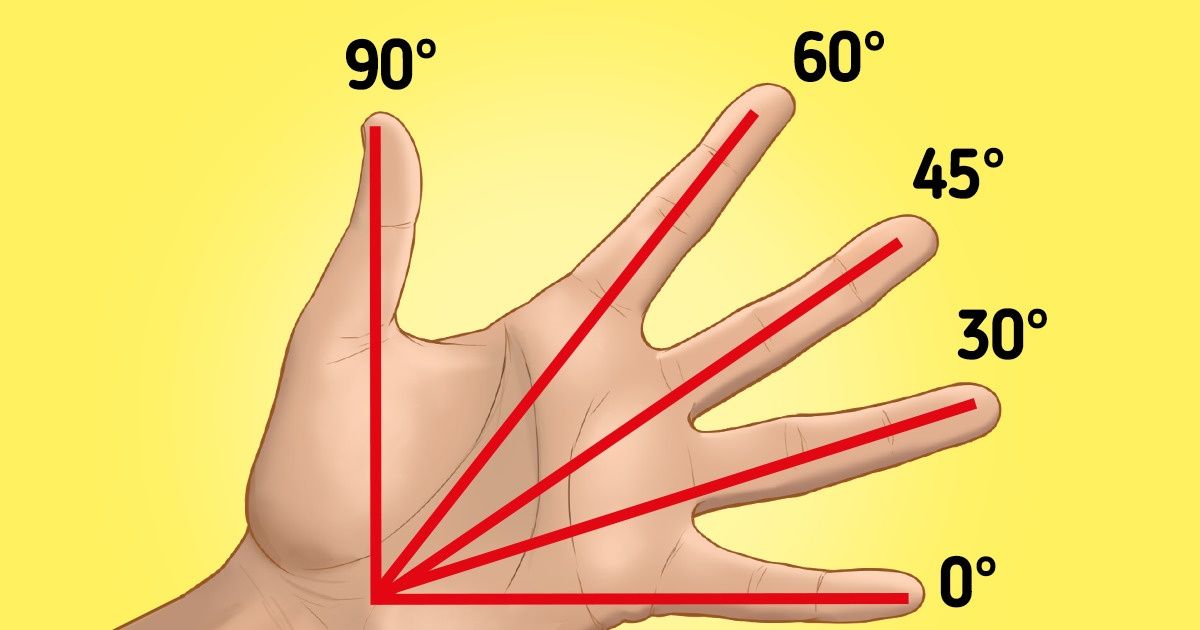 Ensine as crianças a medir ângulos com as mãos de forma divertida e simples Ensine as crianças a medir ângulos com as mãos de forma divertida e simples