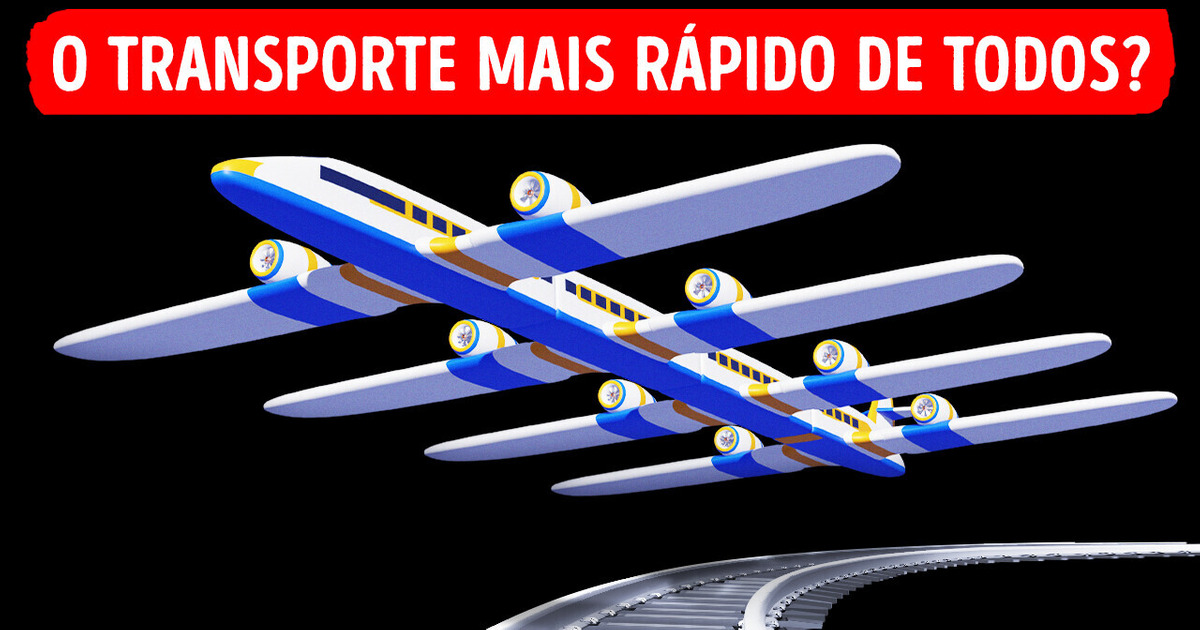 No futuro próximo, viajaremos em trens que se transformam em aviões No futuro próximo, viajaremos em trens que se transformam em aviões
