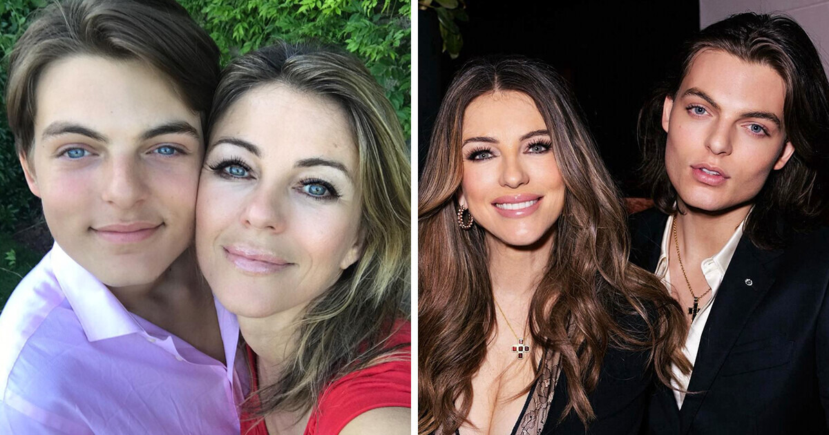 Elizabeth Hurley revela por que gravar com o filho foi libertador