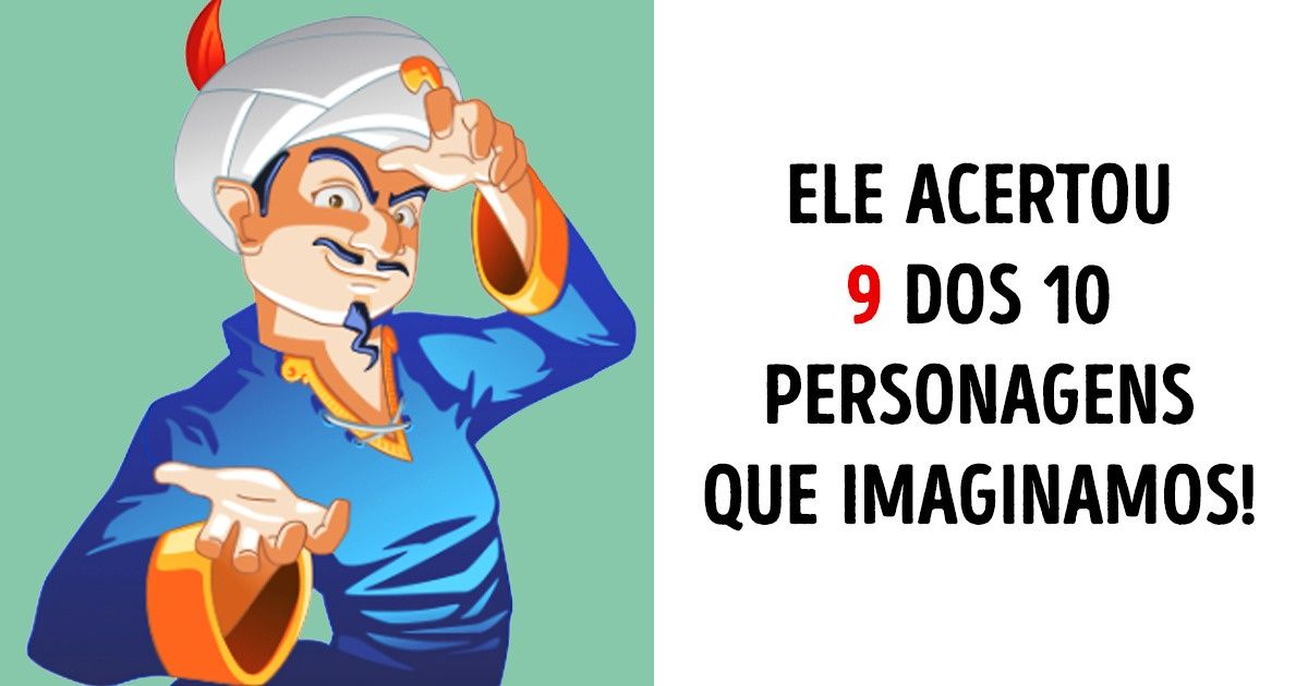 AKINATOR- TESTANDO PERSONAGENS 