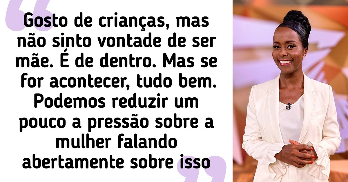 Maju Coutinho conta como vê a maternidade e por que não acredita que essa seja uma necessidade para a vida