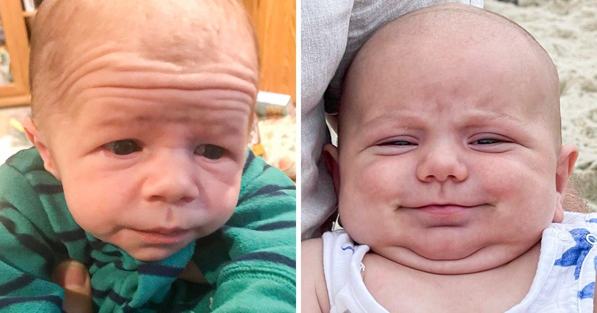 20 Bebês que nasceram há pouco tempo, mas já parecem velhos e sábios