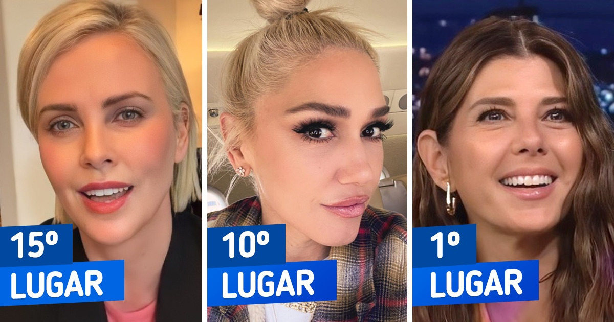 Conheça o ranking das top 20 celebridades acima de 40 anos mais bonitas do mundo de acordo com os internautas Conheça o ranking das top 20 celebridades acima de 40 anos mais bonitas do mundo de acordo com os internautas
