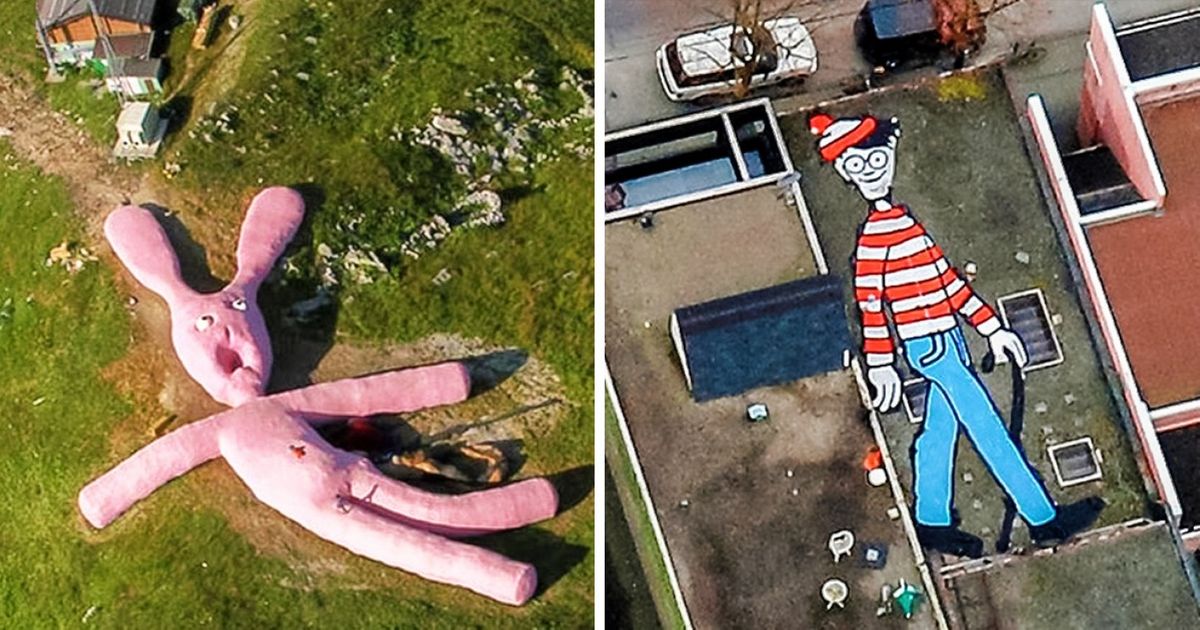 30 Tomadas aéreas surpreendentes que só drones, aves e satélites podiam ver