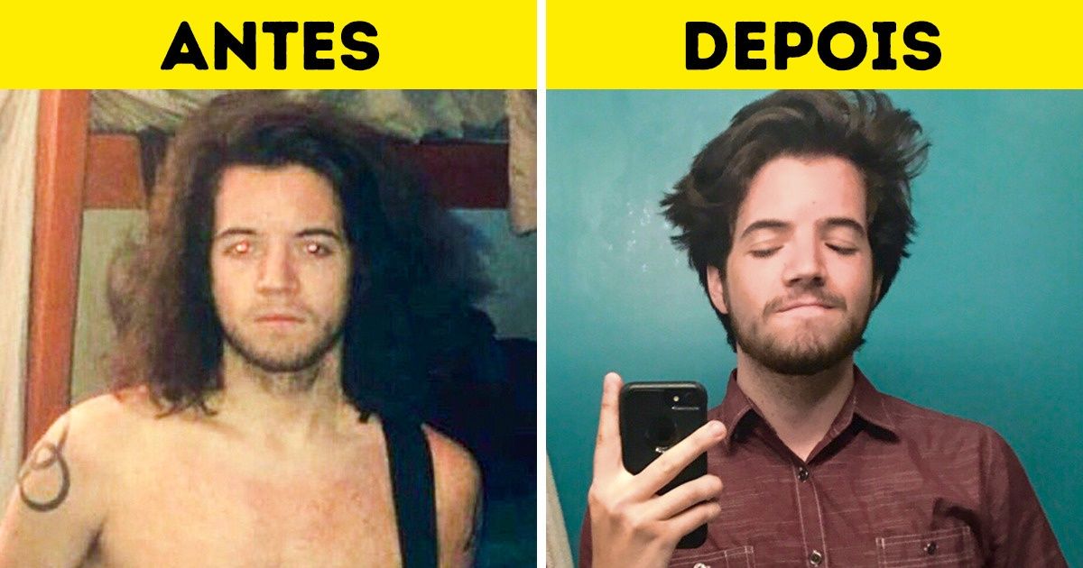 15 Fotos antes x depois que mostram que é possível dar a volta por cima