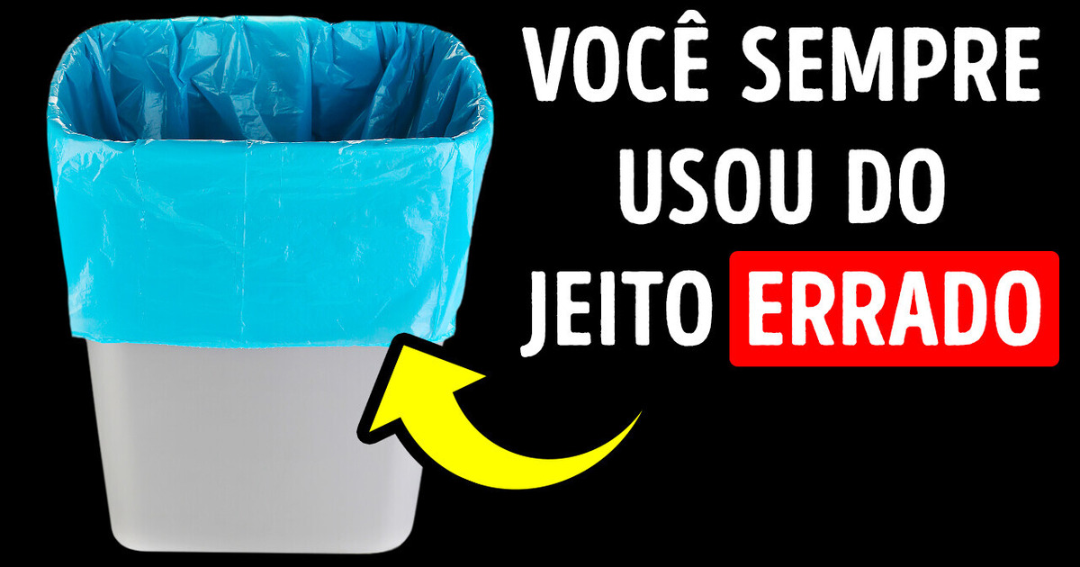 Os sacos de lixo têm um segredo e outras finalidades pouco conhecidas