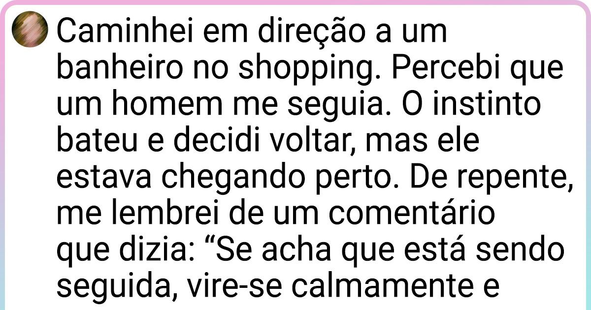 Uma mulher evita um assediador em potencial seguindo os conselhos de segurança vistos na Internet Uma mulher evita um assediador em potencial seguindo os conselhos de segurança vistos na Internet