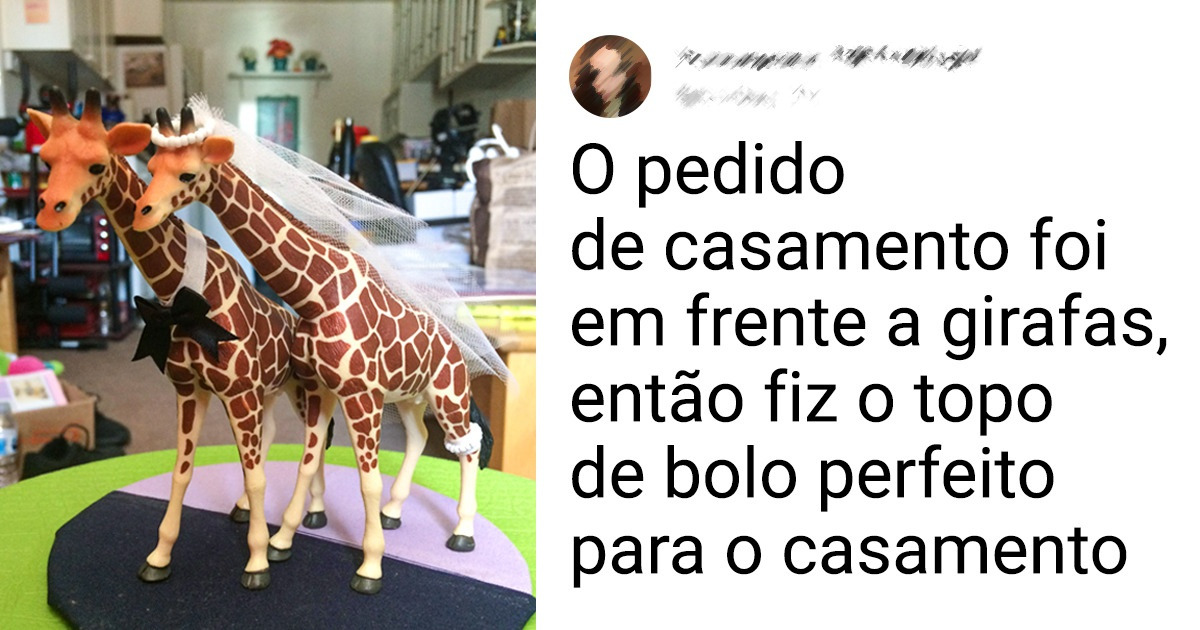 21 Vezes em que os topos dos bolos de casamento conseguiram captar a verdadeira essência dos noivos 21 Vezes em que os topos dos bolos de casamento conseguiram captar a verdadeira essência dos noivos
