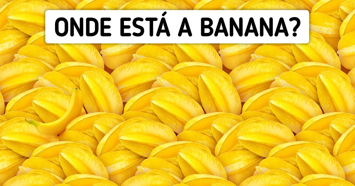 Teste: Encontre as frutas perdidas nas imagens em menos de 5 segundos Teste: Encontre as frutas perdidas nas imagens em menos de 5 segundos