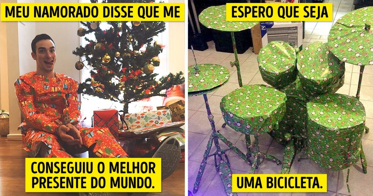 20 Pessoas que sabem muito bem como manter o bom humor na hora de dar presentes