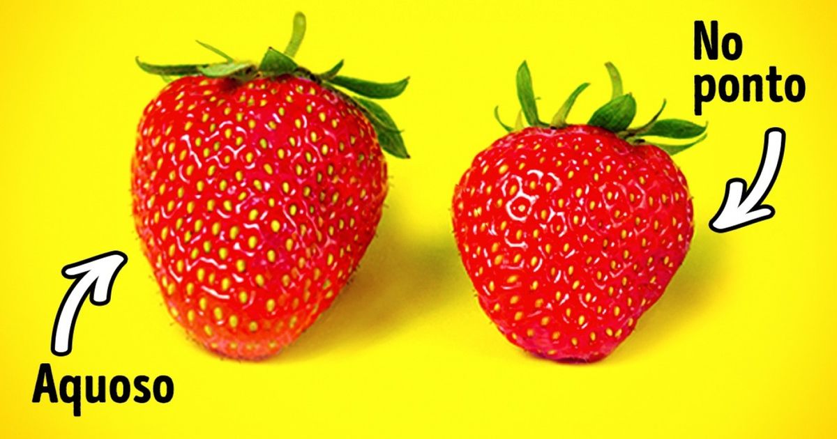 Truques que ajudam a escolher os morangos mais deliciosos