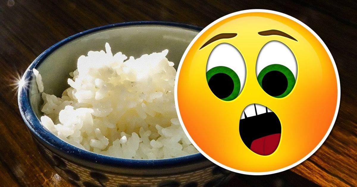 O arroz deve ser preparado de outra maneira