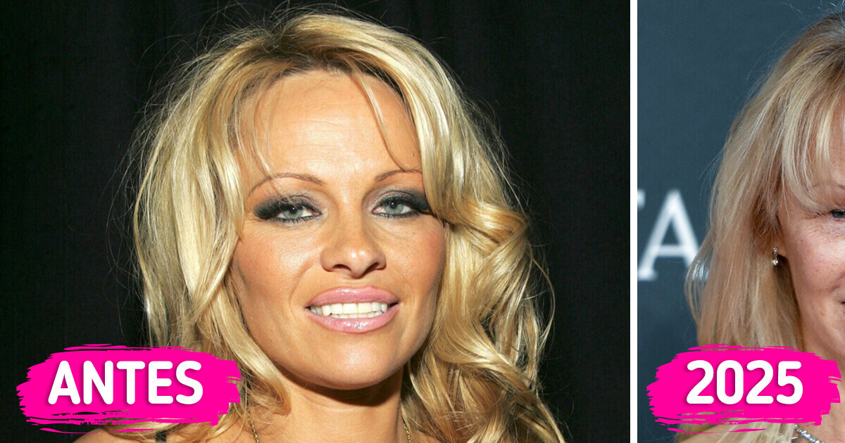 "Ela parece muito mais velha", diz fã ao visual polêmico sem maquiagem de Pamela Anderson no BAFTA 2025 "Ela parece muito mais velha", diz fã ao visual polêmico sem maquiagem de Pamela Anderson no BAFTA 2025