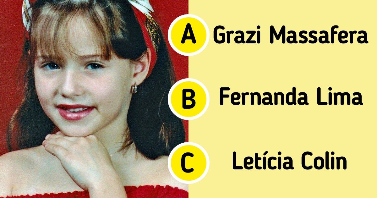 Teste seu poder de percepção e descubra quem são estas 18 crianças que hoje são famosas (Nova seleção) Teste seu poder de percepção e descubra quem são estas 18 crianças que hoje são famosas (Nova seleção)