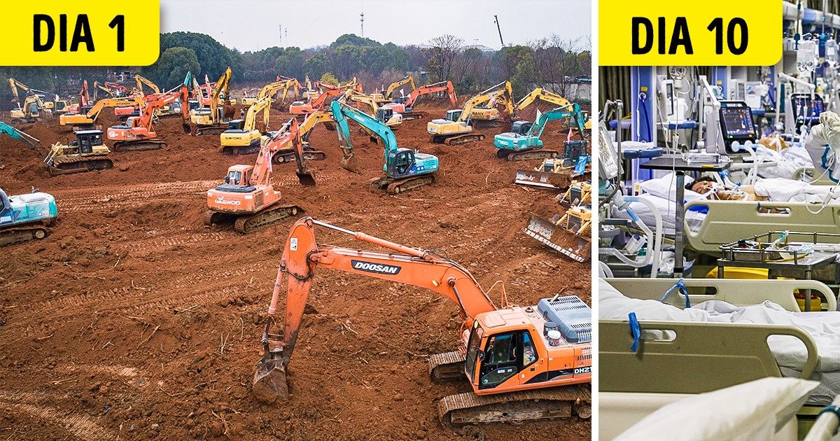 China construiu um hospital para pacientes com coronavírus em apenas 10 dias