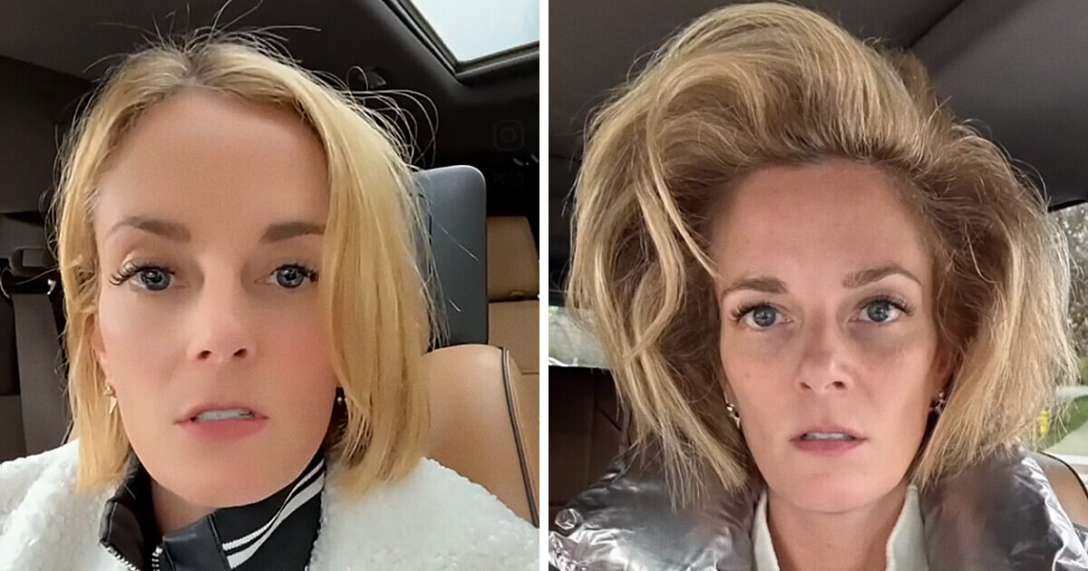 Mulher sai do cabeleireiro com uma escova desastrosa, e a internet não perdoa Mulher sai do cabeleireiro com uma escova desastrosa, e a internet não perdoa
