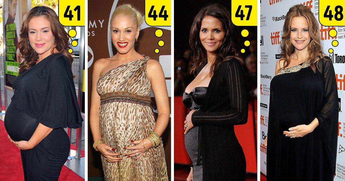 18 Celebridades que deram boas-vindas a bebês na faixa dos 40 anos e arrasaram