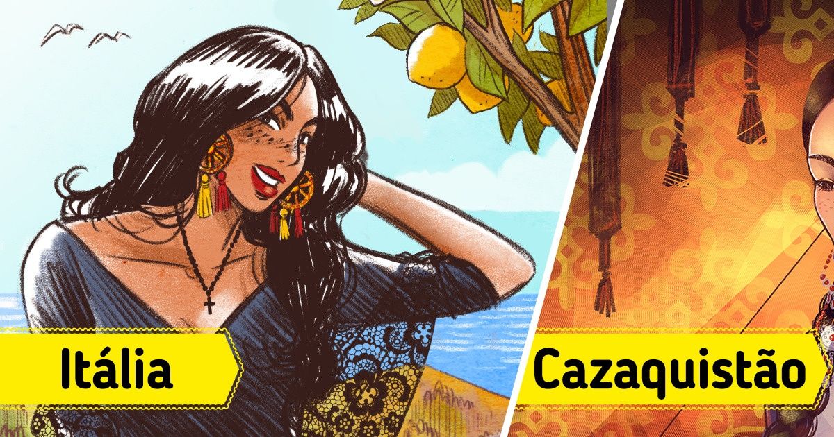 10 Artistas de países diferentes ilustraram a sua concepção de uma “mulher bonita” 10 Artistas de países diferentes ilustraram a sua concepção de uma “mulher bonita”