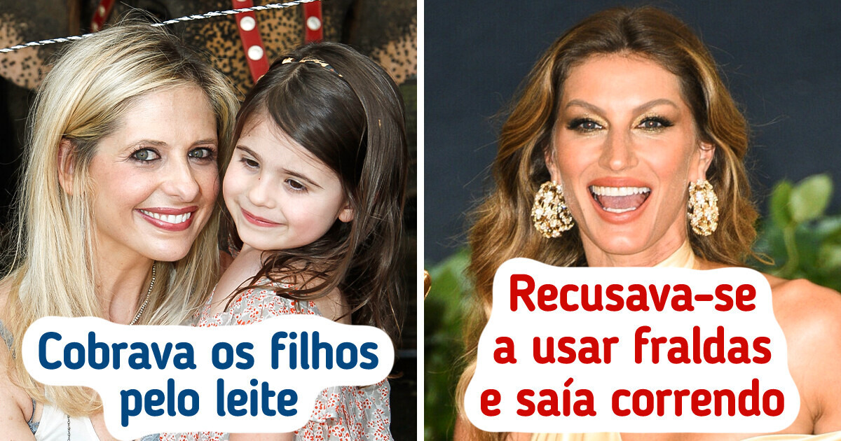 11 Pais famosos cuja forma de criar os filhos deixaria nossas avós boquiabertas 11 Pais famosos cuja forma de criar os filhos deixaria nossas avós boquiabertas
