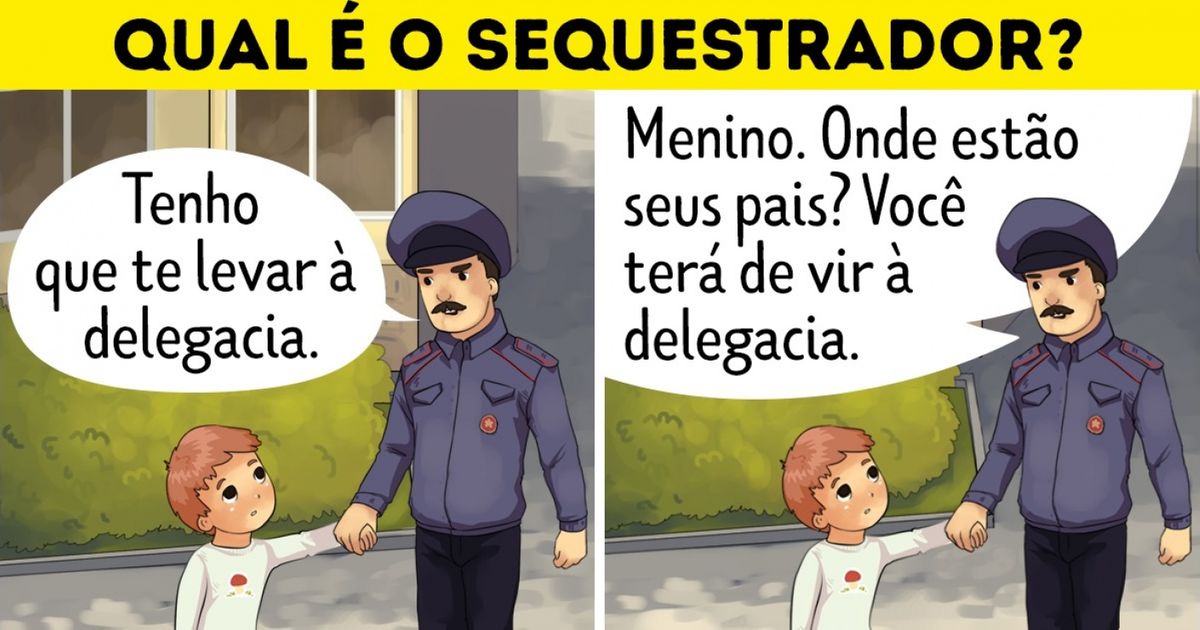 12 Sinais que ajudam a detectar um possível sequestrador de crianças