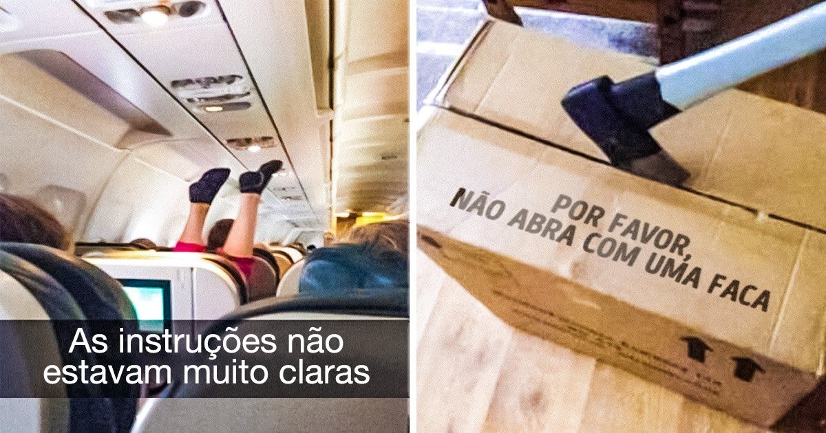 20+ Pessoas que não leram com atenção o manual de instruções da vida 20+ Pessoas que não leram com atenção o manual de instruções da vida