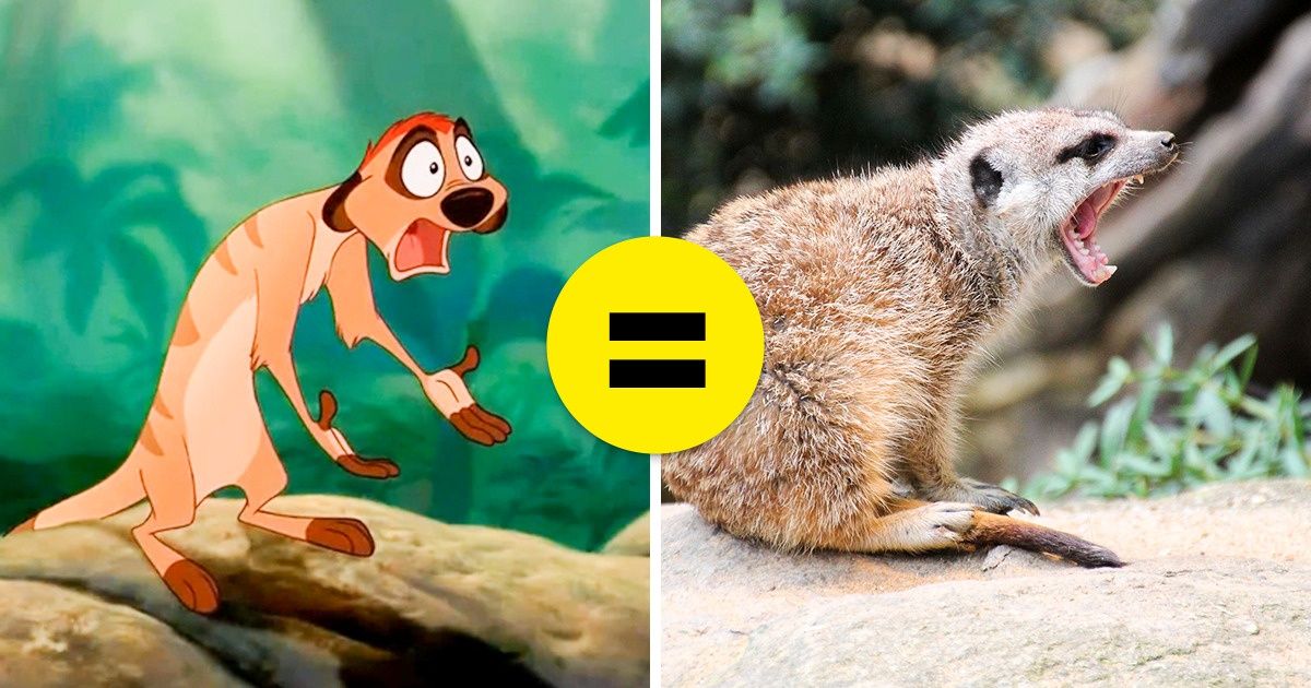 Comparamos 20 personagens de animações com suas versões em carne e osso Comparamos 20 personagens de animações com suas versões em carne e osso