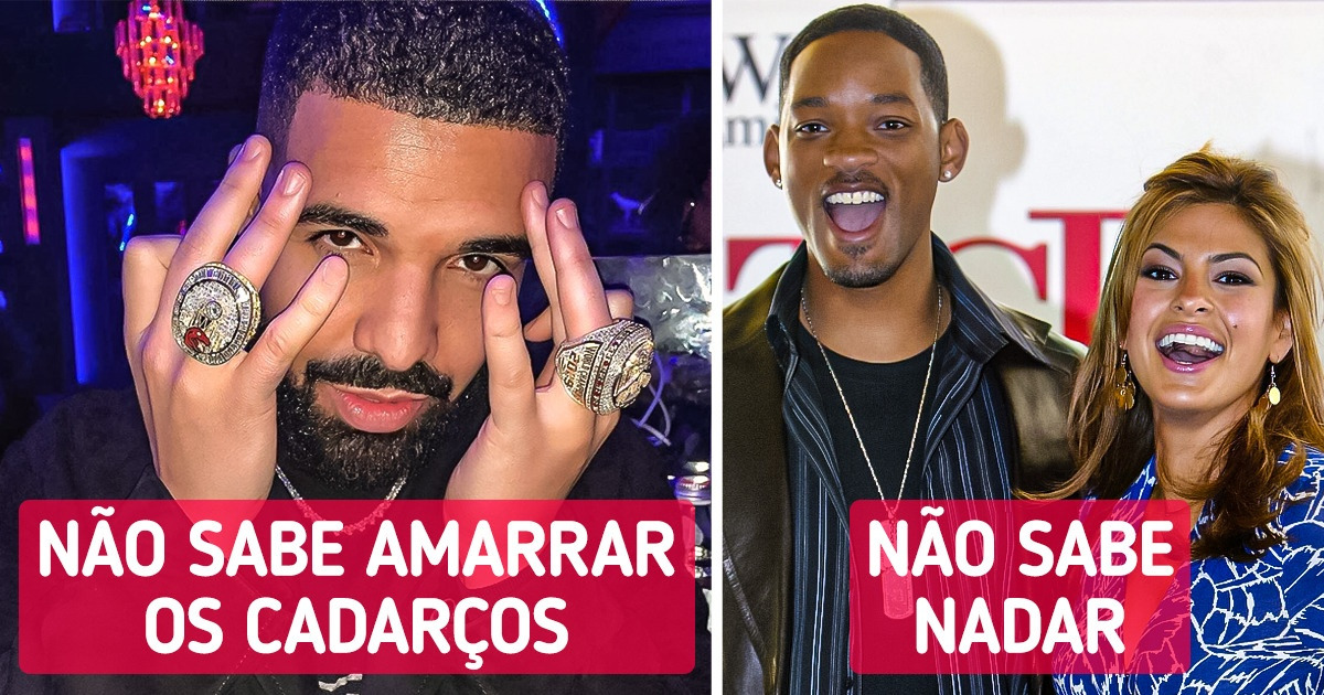 8 Famosos que não sabem fazer coisas simples do dia a dia