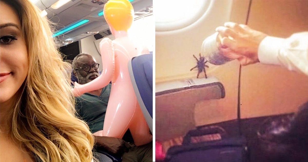 As 15 coisas mais malucas que já aconteceram durante um voo