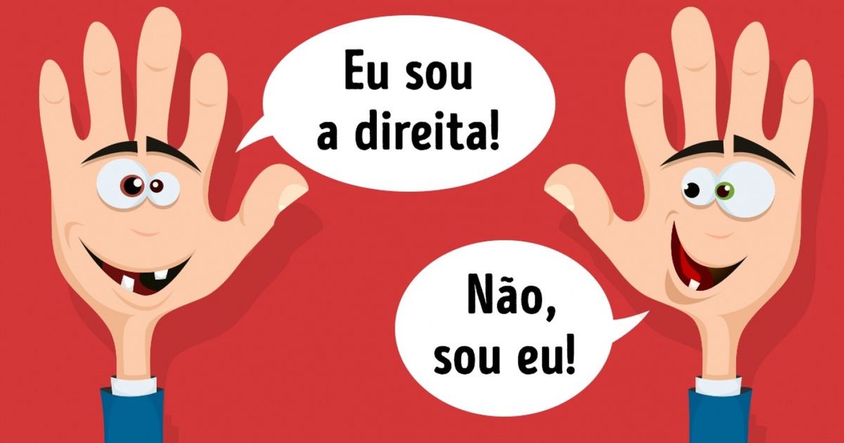Você tem dificuldade para distinguir direita e esquerda?