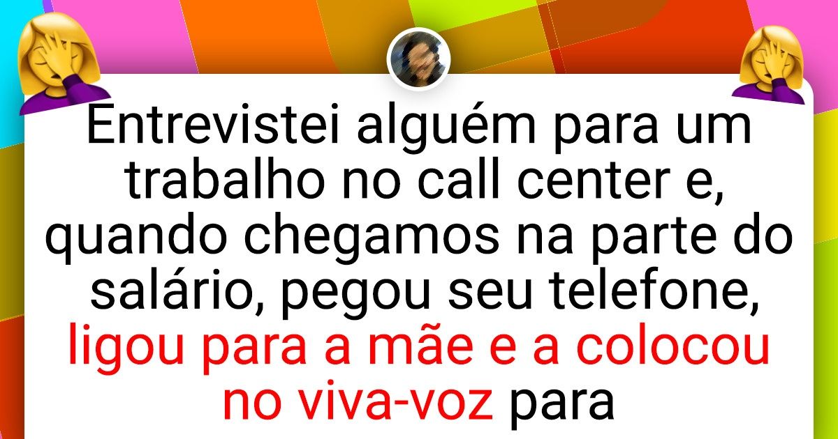 20 Pessoas que tiveram entrevistas de emprego dignas de um programa de câmera oculta 20 Pessoas que tiveram entrevistas de emprego dignas de um programa de câmera oculta