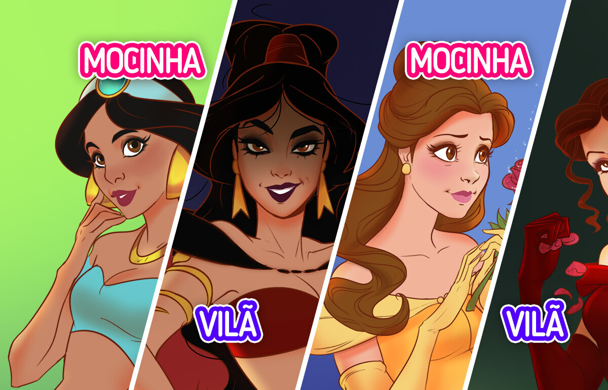 Assim seriam as princesas da Disney se enjoassem dos contos de fadas e virassem vilãs Assim seriam as princesas da Disney se enjoassem dos contos de fadas e virassem vilãs