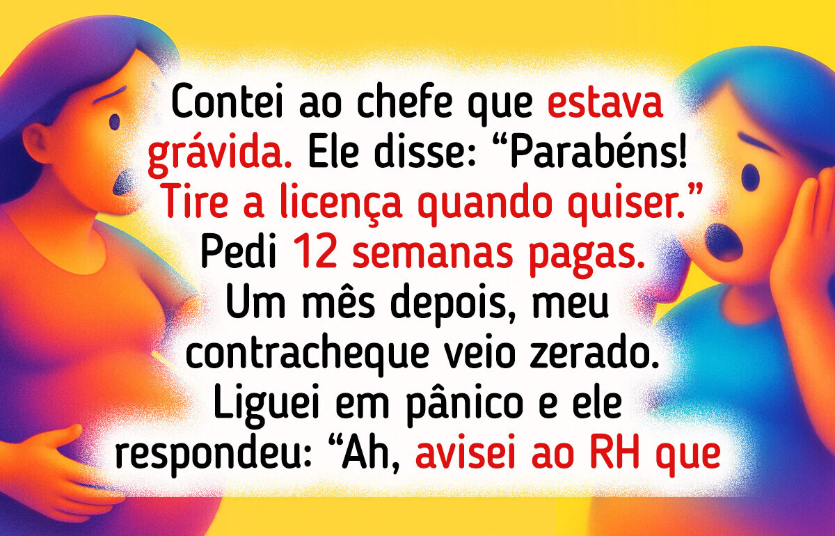 Meu chefe aprovou minha licença maternidade, mas percebi que era uma armadilha Meu chefe aprovou minha licença maternidade, mas percebi que era uma armadilha