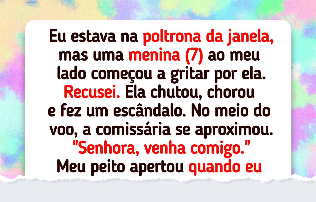Por que me recuso a ceder o assento que escolhi com tanto cuidado
