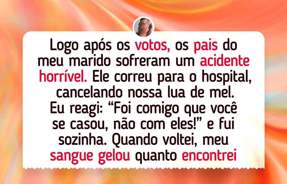 Me recusei a deixar a dor arruinar meus primeiros dias como esposa