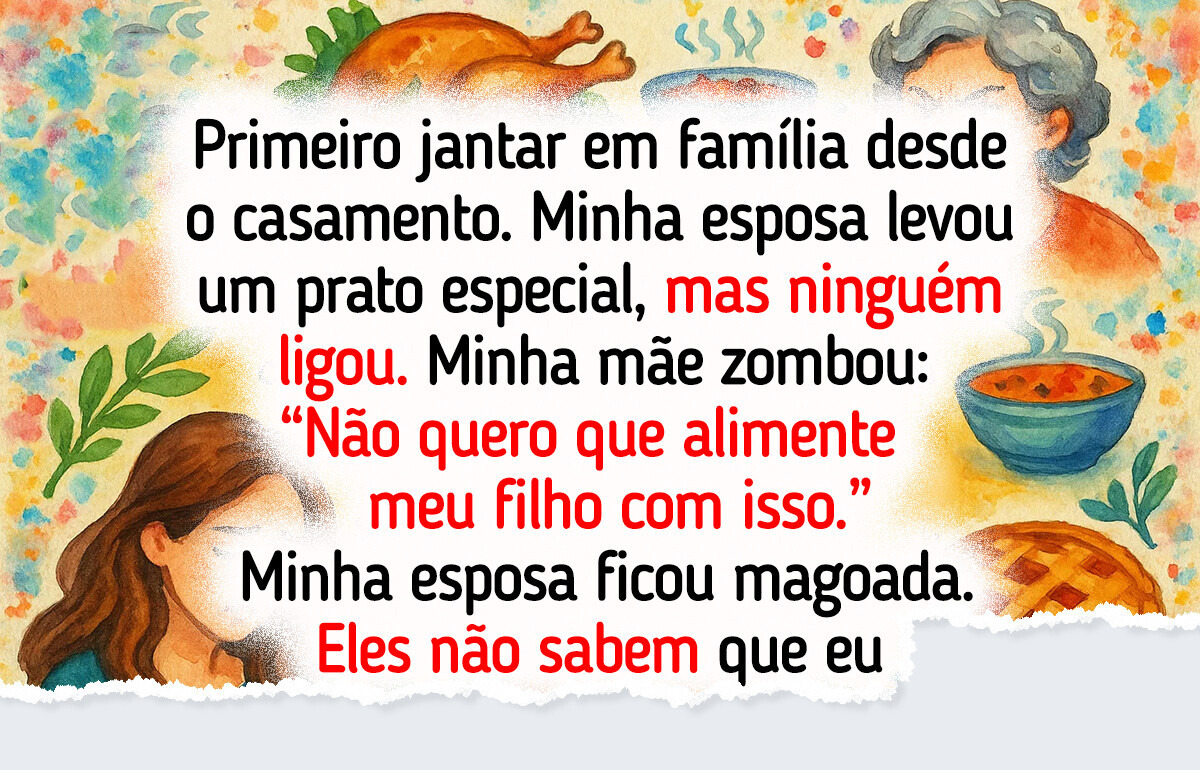 Minha esposa tentou impressionar minha família e recebeu crueldade em troca